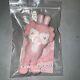 KAWS HOLIDAY INDONESIA Plush Charm Pink keychain Brand New