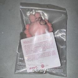 KAWS HOLIDAY INDONESIA Plush Charm Pink keychain Brand New