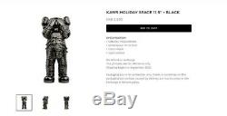 KAWS HOLIDAY SPACE 11.5 BLACK Confirmed Order SOLD OUT 100%Trusted Seller