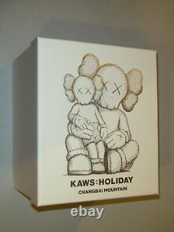 KAWS Holiday Changbai Mountain Snowy White Vinyl Figure NEW