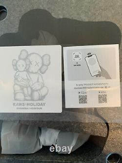 KAWS Holiday Changbai Mountain Vinyl Figure BLACK 100% Authentic IN Hand