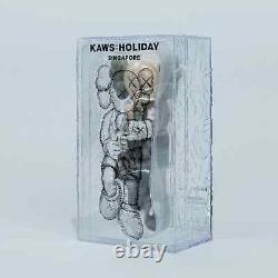 KAWS Holiday Singapore Brown Vinyl Figure NEW MIMB