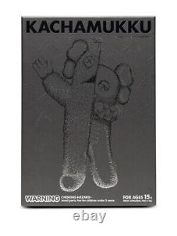 KAWS KACHAMUKKU Vinyl Figure Black / Grey NEW 2022. IN HAND