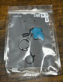 KAWS NGV Chum Keychain Keyring -Blue Pink Yellow Set of 3 Brand New Limited