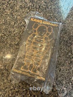 KAWS Open Edition What Party Vinyl Figure Orange (Box & Inserts Only)