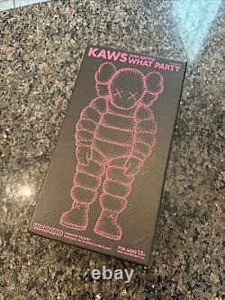 KAWS Open Edition What Party Vinyl Figure Pink (Box & Inserts Only)