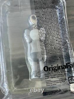 KAWS OriginalFake Companion KEYCHAIN Medicom Toy Grey 100% authentic NEW SEALED