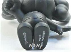 KAWS OriginalFake x Medicom Toy'JPP Pipo-kun' 2011 Keychain Pendant BLACK NIP