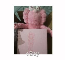 KAWS Pink Limited Edition Plush Toy in Stock