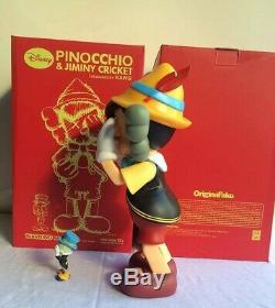 KAWS Pinocchio & Jiminy Cricket Set Oversize Standing Action Figure