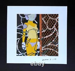 KAWS Pop Art Print Signed Mounted and Framed Buy it Now