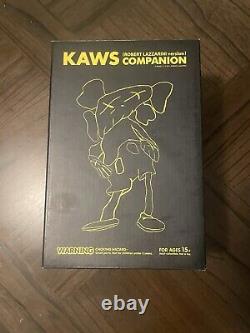 KAWS Robert Lazzarini Companion Vinyl Figure Black