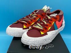 KAWS Sacai Nike Blazer Low Team Red DM7901-600 Brand New Trusted Seller