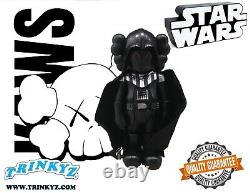 KAWS Star Wars Darth Vader Companion with Cape Vinyl Figure Black