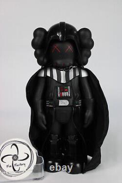 KAWS Star Wars Darth Vader Companion with Cape Vinyl Figure Black