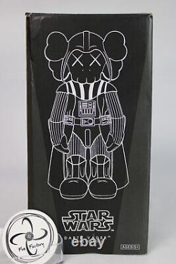 KAWS Star Wars Darth Vader Companion with Cape Vinyl Figure Black