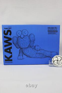 KAWS TIME OFF Vinyl Figure Blue