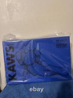 KAWS TIME OFF Vinyl Figure Blue 2023 Companion 100% authentic