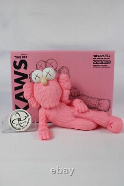 KAWS TIME OFF Vinyl Figure Pink