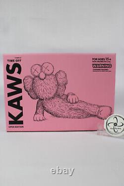 KAWS TIME OFF Vinyl Figure Pink