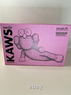 KAWS TIME OFF Vinyl Figure Pink