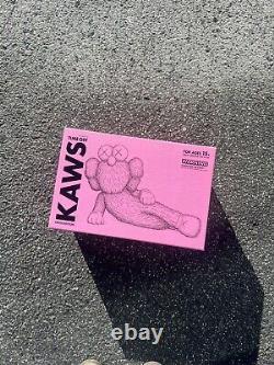 KAWS TIME OFF Vinyl Figure Pink 2023 100% Authentic