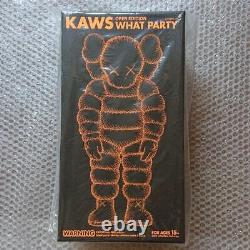 KAWS TOKYO FIRST WHAT PARTY Open Edition CHUM Orange Medicom Toy Figure 2020 NEW