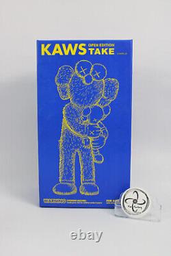 KAWS Take Vinyl Figure blue