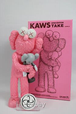 KAWS Take Vinyl Figure pink