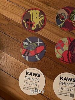 KAWS The News Set Of 3x3 Micro Prints Extremely Limited HIGH MUSEUM EXHIBIT