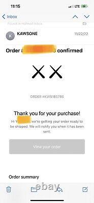 KAWS''The Promise'' Vinyl Figure Brown Order Confirmed 100% Authentic