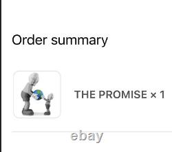 KAWS The Promise Vinyl Figure Grey. Free shipping
