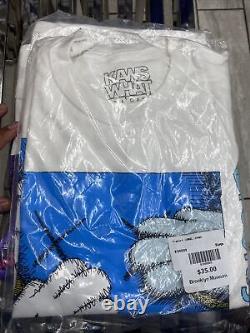KAWS WHAT PARTY BROOKLYN MUSEUM urge CyanTee Size XL Brand New 2021