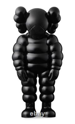KAWS WHAT PARTY Figure Black Brand New IN HAND SEALED
