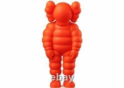 KAWS WHAT PARTY by MEDICOM TOY PLUS Open Edition Figure Orange New