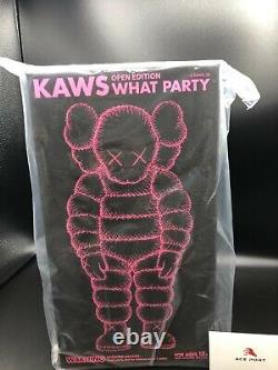 KAWS What Party Figure Pink (Open Edition) Brand New 100% Authentic