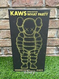 KAWS What Party Yellow Figure IN HAND FREE SHIPPING