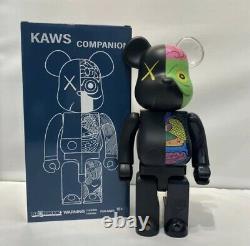 KAWS x Bearbrick Black Dissected 400% Companion Vinyl Figure Limited Ed 2010