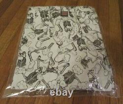 KAWS x Infinite Archive Skeleton Pattern Pajama Set Size Large White Black New