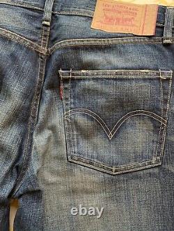 KAWS x Levi's OriginalFake 501 washed jeans (W34 x L33) denim RARE 2007