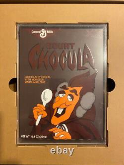 KAWS x Monsters Limited Edition Count Chocula Cereal with acrylic display box