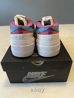 KAWS x Nike Blazer Low x sacai Purple Dusk Size 11.5 Brand New