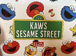 KAWS x SESAME STREET -COMPLETE PLUSH SET, BOX INCLUDED, VERIFIED AUTHENTIC