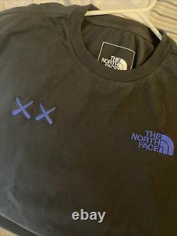 KAWS x The North Face L/S Tee Asphalt Grey (Size XL) New no Tags