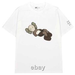 KAWS x UNIQLO Graphic T-SHIRTS white Tee Size JP XS-4XL Brand New Auth
