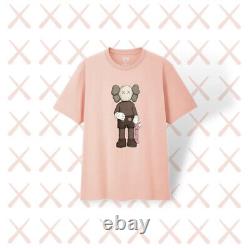 KAWS x Uniqlo Companion T-Shirt Pink US Size 3XL