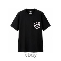 KAWS x Uniqlo UT Short Sleeve Pocket T-shirt Black Dior BFF New BNWT DS Medium