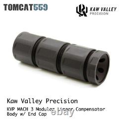 Kaw Valley Precision MACH 3 Modular Linear Compensator Body with End Cap KVP