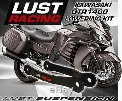 Kawasaki GTR 1400 Lowering Kit 2007-2020 Shock Links Lust Racing Linkage 30mm