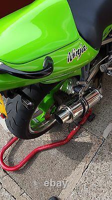 Kawasaki ZX6R G J A1P 98-02 ZX636 Polished Stainless GP PRO RACE MTC Exhaust